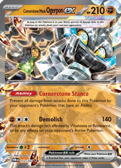 Cornerstone Mask Ogerpon ex (112/167) [Scarlet & Violet: Twilight Masquerade]-1