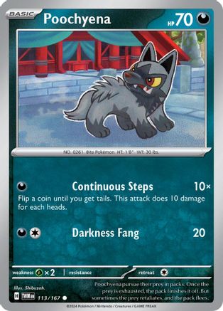 Poochyena (113/167) [Scarlet & Violet: Twilight Masquerade]-1