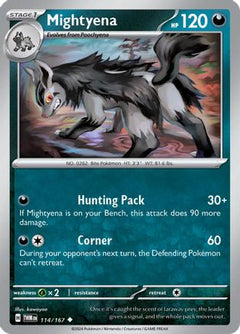 Mightyena (114/167) [Scarlet & Violet: Twilight Masquerade]-1