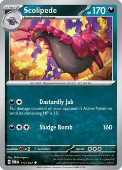 Scolipede (117/167) [Scarlet & Violet: Twilight Masquerade]-1