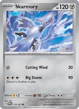 Skarmory (119/167) [Scarlet & Violet: Twilight Masquerade]-1