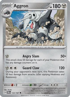 Aggron (122/167) [Scarlet & Violet: Twilight Masquerade]-1