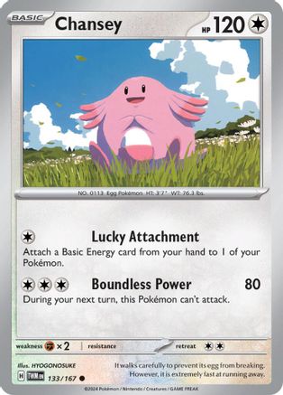 Chansey (133/167) [Scarlet & Violet: Twilight Masquerade]-1