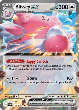 Blissey ex (134/167) [Scarlet & Violet: Twilight Masquerade]-1