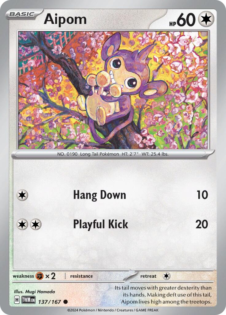 Aipom (137/167) [Scarlet & Violet: Twilight Masquerade]-1