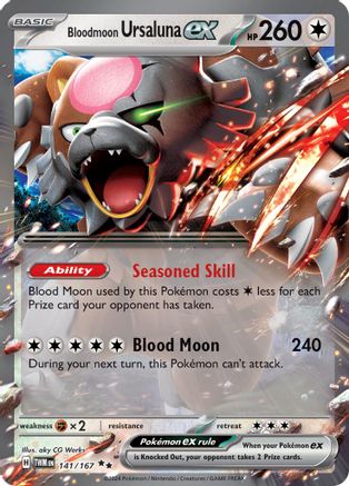 Bloodmoon Ursaluna ex (141/167) [Scarlet & Violet: Twilight Masquerade]-1