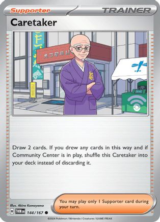 Caretaker (144/167) [Scarlet & Violet: Twilight Masquerade]-1