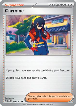 Carmine (145/167) [Scarlet & Violet: Twilight Masquerade]-1