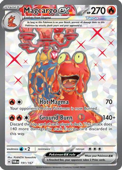 Magcargo ex (191/167) [Scarlet & Violet: Twilight Masquerade]-1