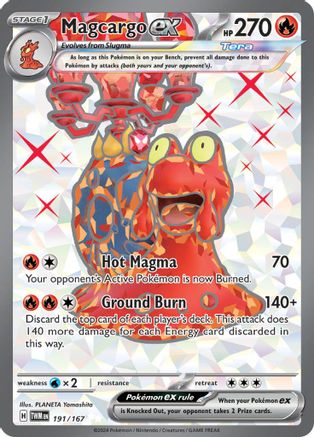 Magcargo ex (191/167) [Scarlet & Violet: Twilight Masquerade]-1