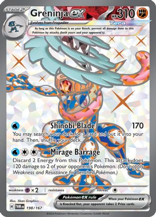 Greninja ex (198/167) [Scarlet & Violet: Twilight Masquerade]-1