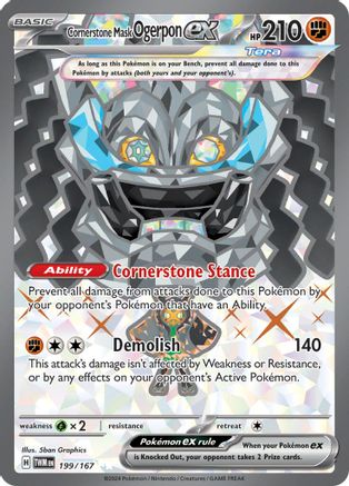 Cornerstone Mask Ogerpon ex (199/167) [Scarlet & Violet: Twilight Masquerade]-1