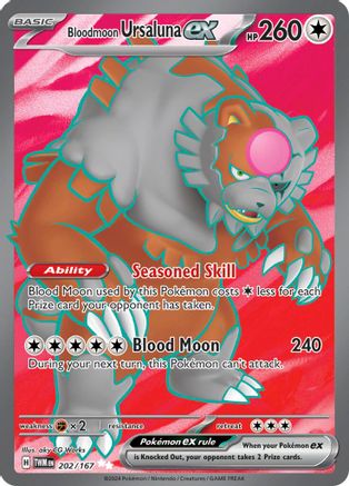 Bloodmoon Ursaluna ex (202/167) [Scarlet & Violet: Twilight Masquerade]-1