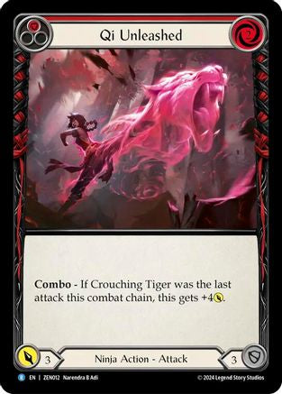 Qi Unleashed (Red) [ZEN012] (Part the Mistveil Zen Blitz Deck)-1