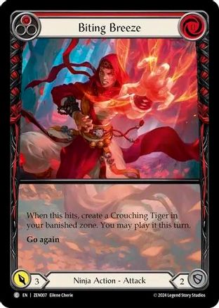 Biting Breeze (Red) [ZEN007] (Part the Mistveil Zen Blitz Deck)-1