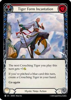 Tiger Form Incantation (Red) [ZEN015] (Part the Mistveil Zen Blitz Deck)-1