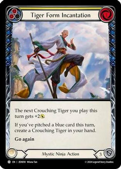 Tiger Form Incantation (Yellow) [ZEN018] (Part the Mistveil Zen Blitz Deck)-1