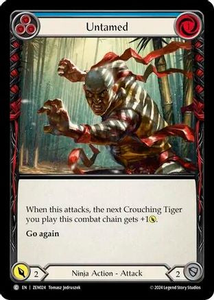 Untamed (Blue) [ZEN024] (Part the Mistveil Zen Blitz Deck)-1