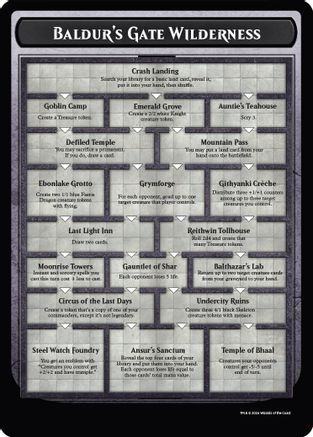 Baldur's Gate Wilderness (OVER-) - Oversize Cards-1