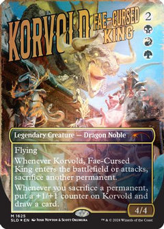 Korvold, Fae-Cursed King (Rainbow Foil) [Secret Lair Drop Series]-1