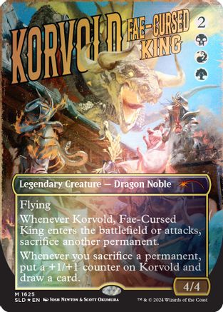 Korvold, Fae-Cursed King (Rainbow Foil) [Secret Lair Drop Series]-1