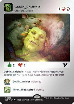 Goblin Chieftain (Rainbow Foil) [Secret Lair Drop Series]-1
