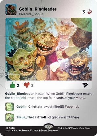 Goblin Ringleader (Rainbow Foil) [Secret Lair Drop Series]-1