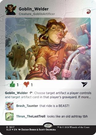 Goblin Welder (Rainbow Foil) [Secret Lair Drop Series]-1