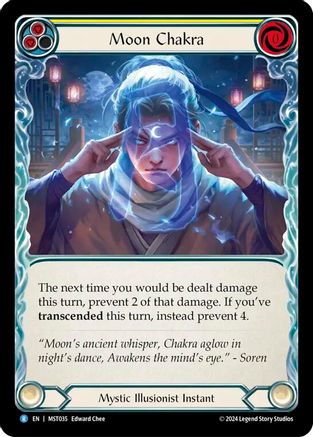 Moon Chakra (Yellow) [MST035] (Part the Mistveil)  Rainbow Foil-1