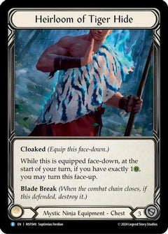 Heirloom of Tiger Hide [MST049] (Part the Mistveil)  Cold Foil-1