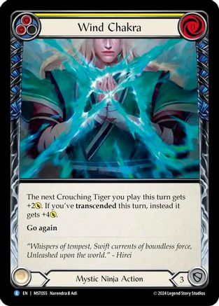 Wind Chakra (Yellow) [MST055] (Part the Mistveil)  Rainbow Foil-1