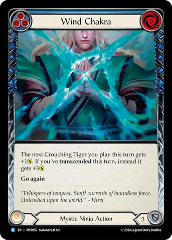 Wind Chakra (Blue) [MST056] (Part the Mistveil)