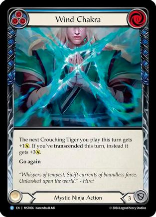 Wind Chakra (Blue) [MST056] (Part the Mistveil)  Rainbow Foil-1
