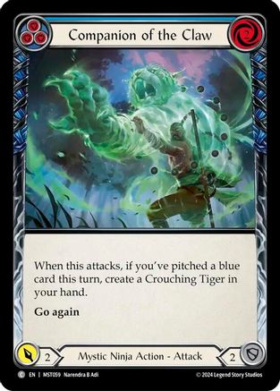 Companion of the Claw (Blue) [MST059] (Part the Mistveil)-1