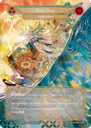 Pass Over // Inner Chi (Marvel) [MST097] (Part the Mistveil)  Cold Foil-1