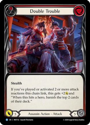Double Trouble (Red) [MST112] (Part the Mistveil)  Rainbow Foil-1