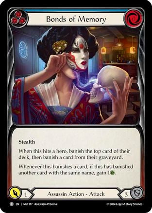 Bonds of Memory (Blue) [MST117] (Part the Mistveil)  Rainbow Foil-1