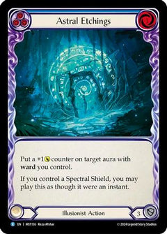 Astral Etchings (Blue) [MST136] (Part the Mistveil)  Rainbow Foil-1