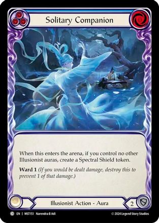 Solitary Companion (Blue) [MST151] (Part the Mistveil)  Rainbow Foil-1
