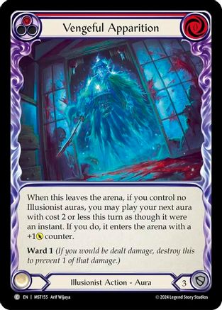 Vengeful Apparition (Red) [MST155] (Part the Mistveil)-1