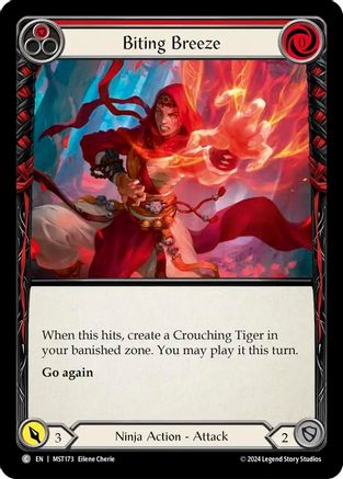 Biting Breeze (Red) [MST173] (Part the Mistveil)  Rainbow Foil-1