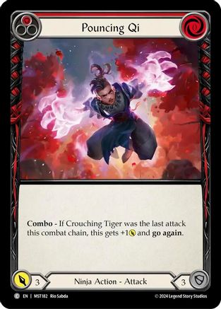 Pouncing Qi (Red) [MST182] (Part the Mistveil)-1