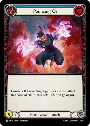 Pouncing Qi (Blue) [MST184] (Part the Mistveil)-1