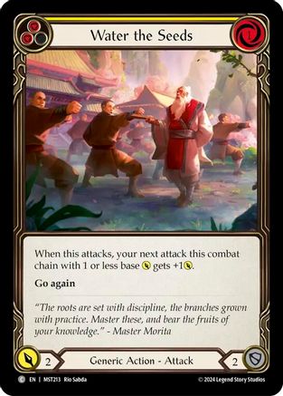 Water the Seeds (Yellow) [MST213] (Part the Mistveil)  Rainbow Foil-1