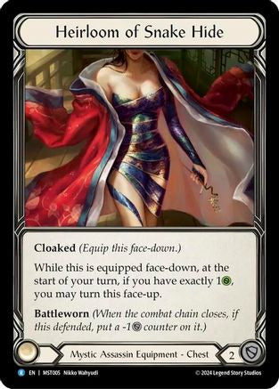Heirloom of Snake Hide [MST005] (Part the Mistveil)  Cold Foil-1