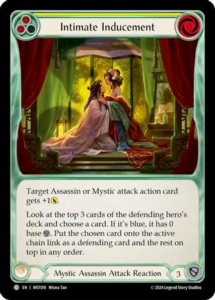 Intimate Inducement (Yellow) [MST018] (Part the Mistveil)  Rainbow Foil-1