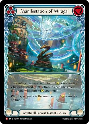 Manifestation of Miragai (Extended Art) [MST031] (Part the Mistveil)  Rainbow Foil-1