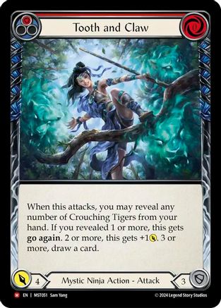 Tooth and Claw [MST051] (Part the Mistveil)  Rainbow Foil-1