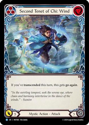 Second Tenet of Chi: Wind [MST083] (Part the Mistveil)  Rainbow Foil-1