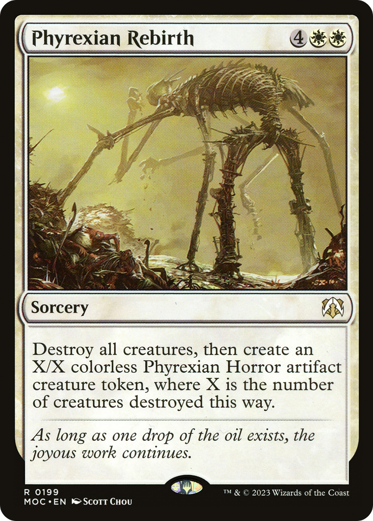 Phyrexian Rebirth [March of the Machine Commander]-1